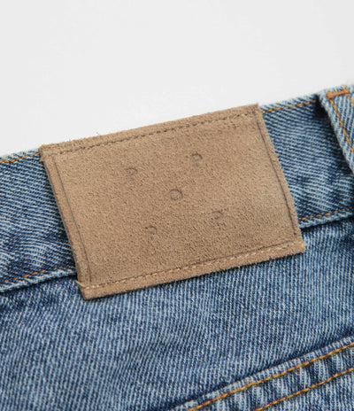 Pop Trading Company DRS Denim Shorts - Stone Washed
