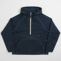 Pop Trading Company DRS Hooded Halfzip Jacket - Navy thumbnail