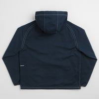 Pop Trading Company DRS Hooded Halfzip Jacket - Navy thumbnail