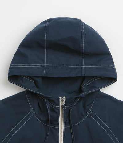 Pop Trading Company DRS Hooded Halfzip Jacket - Navy