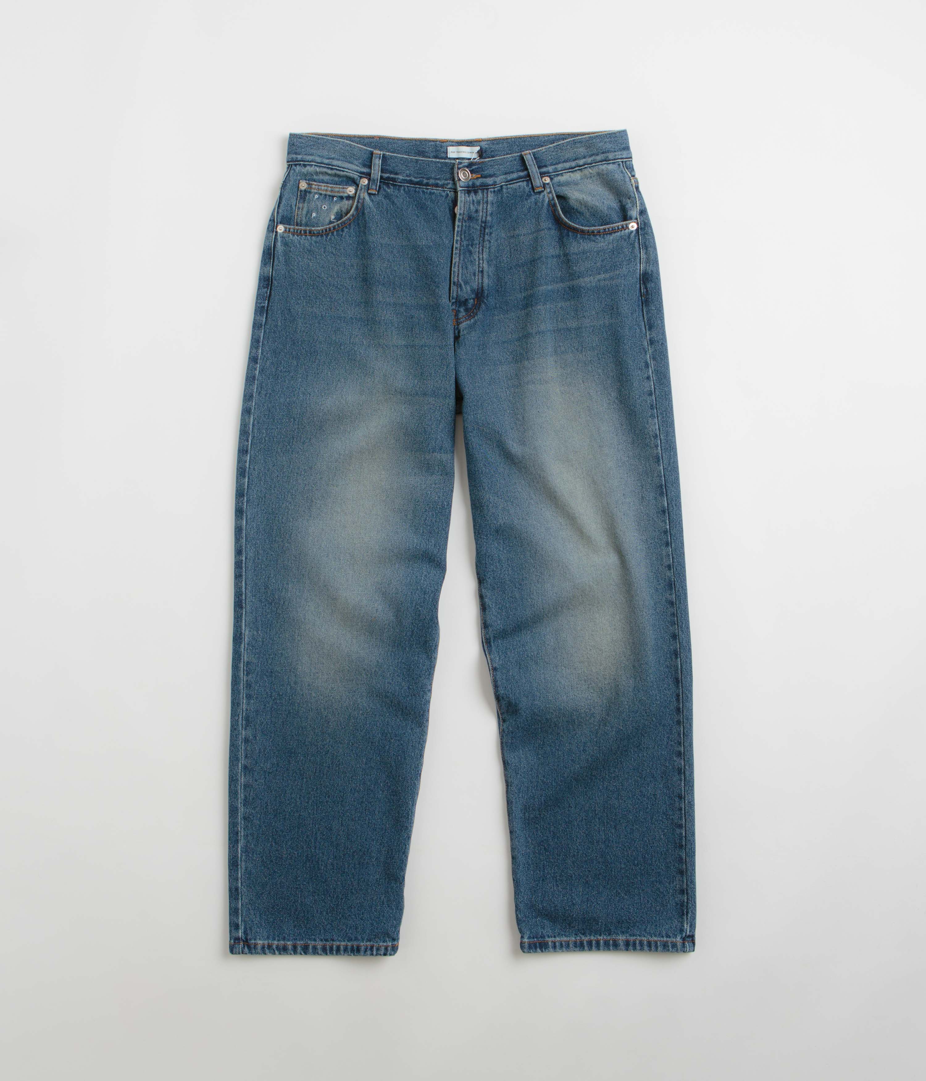 Pop Trading Company DRS Pants - Washed Denim | Flatspot