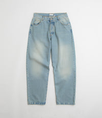Pop Trading Company DRS Pants in Washed Denim and Blue
