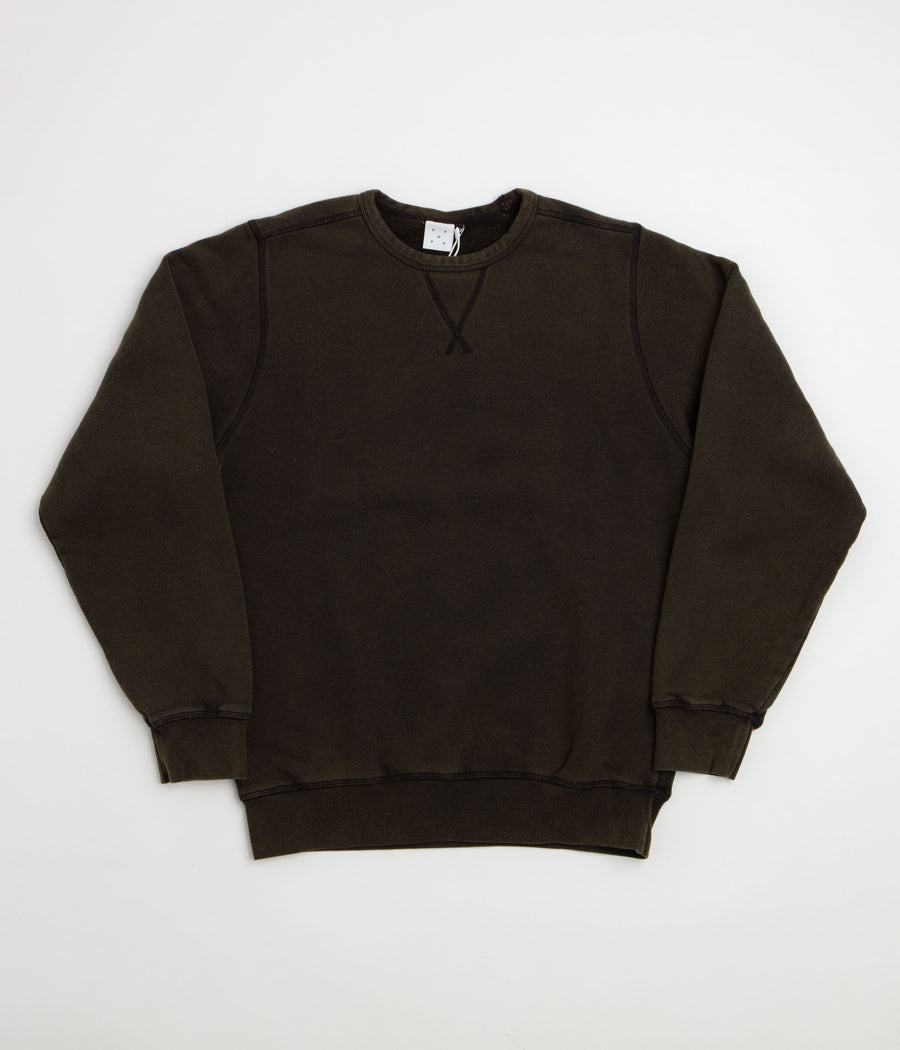 Pop Trading Company Fish Eye Crewneck Sweatshirt - Washed Black