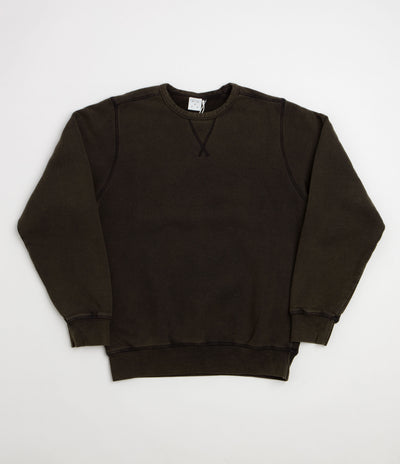 Pop Trading Company Fish Eye Crewneck Sweatshirt - Washed Black