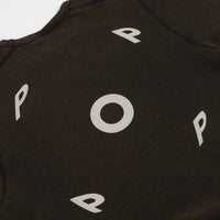 Pop Trading Company Fish Eye Crewneck Sweatshirt - Washed Black thumbnail