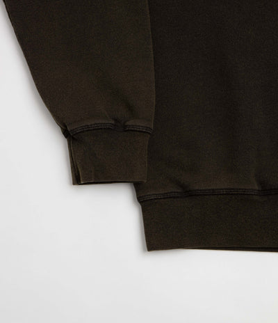 Pop Trading Company Fish Eye Crewneck Sweatshirt - Washed Black