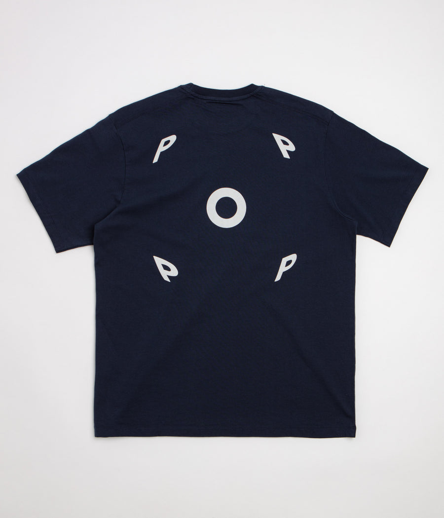 Pop Trading Company Fish Eye T-Shirt in Navy