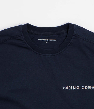Pop Trading Company Fish Eye T-Shirt - Navy