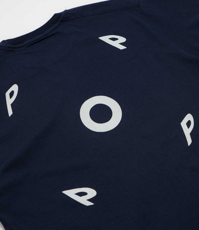 Pop Trading Company Fish Eye T-Shirt - Navy