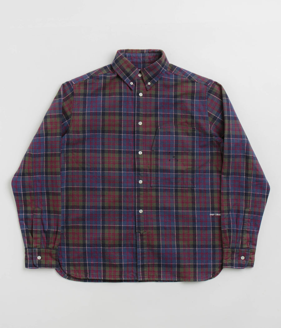 Pop Trading Company Flannel BD Shirt in Multicolour