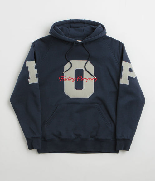 Pop Trading Company Football Hoodie - Navy