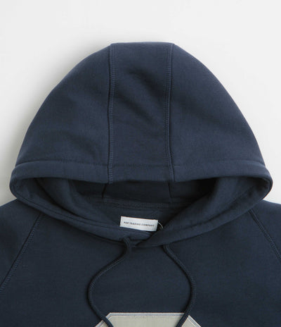 Pop Trading Company Football Hoodie - Navy