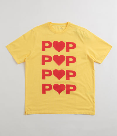 Pop Trading Company Hearts T-Shirt in Snapdragon