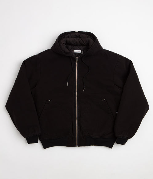 Pop Trading Company Hooded Flight Jacket - Black