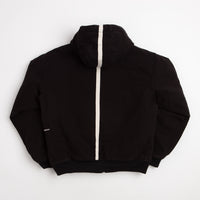 Pop Trading Company Hooded Flight Jacket - Black thumbnail