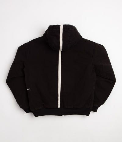 Pop Trading Company Hooded Flight Jacket - Black