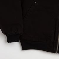 Pop Trading Company Hooded Flight Jacket - Black thumbnail