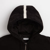 Pop Trading Company Hooded Flight Jacket - Black thumbnail