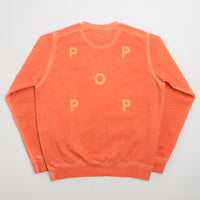 Pop Trading Company Logo Crewneck Sweatshirt in Island Poppy thumbnail