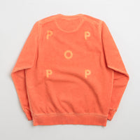 Pop Trading Company Logo Crewneck Sweatshirt - Island Poppy thumbnail