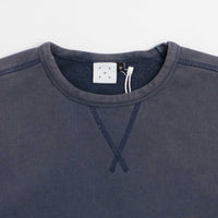 Pop Trading Company Logo Crewneck Sweatshirt - Washed Navy thumbnail