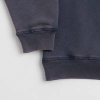 Pop Trading Company Logo Crewneck Sweatshirt - Washed Navy thumbnail