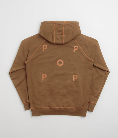 Pop Trading Company Logo Hoodie - Bison
