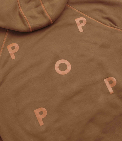 Pop Trading Company Logo Hoodie - Bison