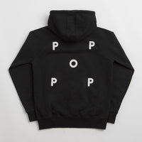 Pop Trading Company Logo Hoodie in Black and White thumbnail