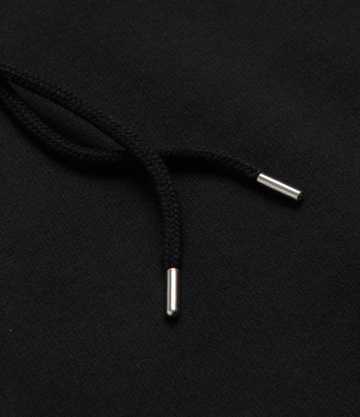Pop Trading Company Logo Hoodie in Black and White