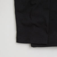 Pop Trading Company Logo Long Sleeve T-Shirt in Black and White thumbnail