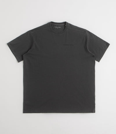 Pop Trading Company Logo T-Shirt in Anthracite and Black