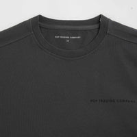 Pop Trading Company Logo T-Shirt in Anthracite and Black thumbnail