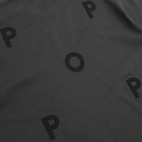 Pop Trading Company Logo T-Shirt in Anthracite and Black thumbnail