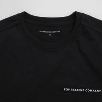 Pop Trading Company Logo T-Shirt in Black and White thumbnail