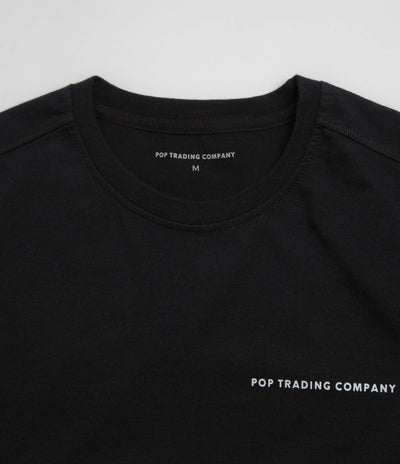 Pop Trading Company Logo T-Shirt in Black and White
