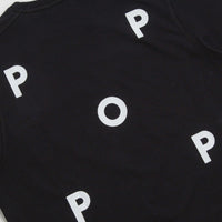 Pop Trading Company Logo T-Shirt in Black and White thumbnail