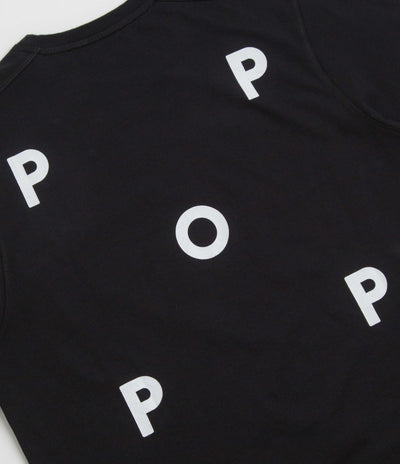 Pop Trading Company Logo T-Shirt in Black and White