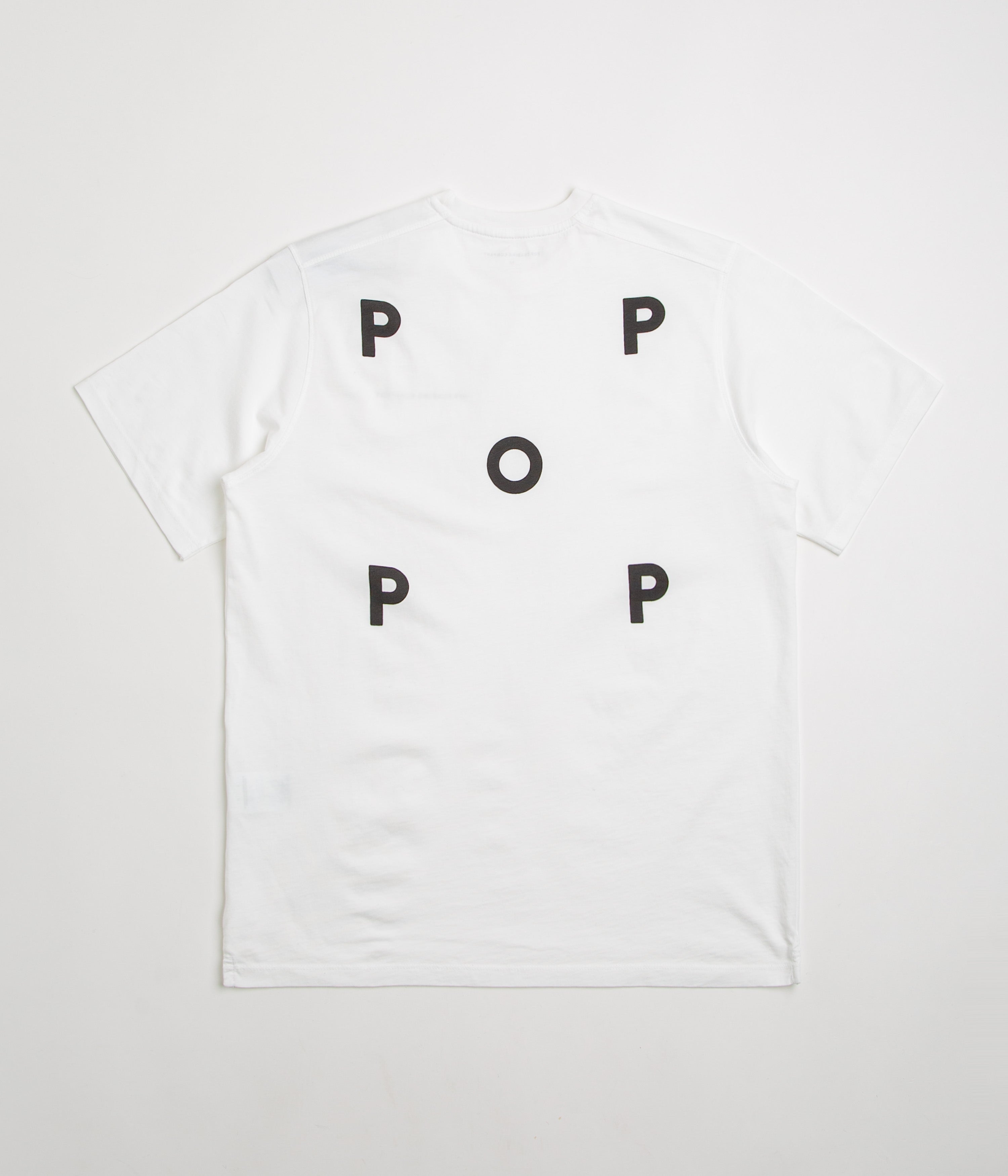 Pop Trading Company Logo T-Shirt - White / Black | Flatspot