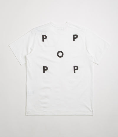 Tシャツ・カットソー Pop Trading Company INSIDE LOGO TEE (POPSS2502028 WHITE) Pop Trading Company Inside Logo T-Shirt in White | SVD USA