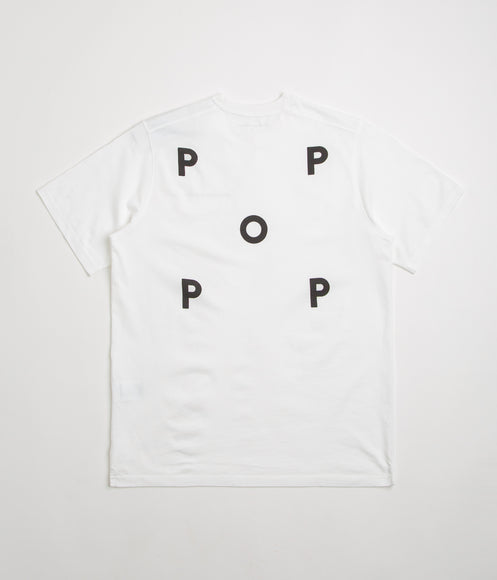 Tシャツ・カットソー Pop Trading Company SS25 LOGO TEE (POPSS2502014 WHITE) Pop Logo T-Shirt - White| Pop Trading Company| Peggs & son.