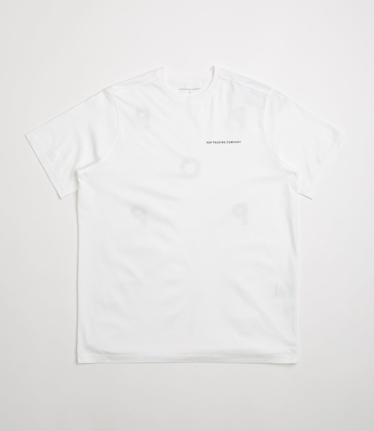 Pop Trading Company Logo T-Shirt - White / Black | Flatspot
