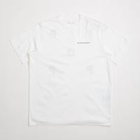 Pop Trading Company Logo T-Shirt in White and Black thumbnail