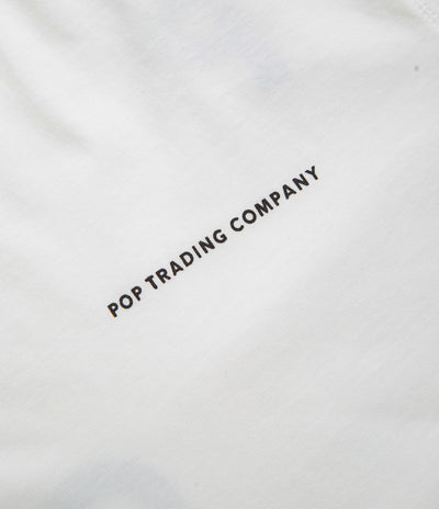 Pop Trading Company Logo T-Shirt in White and Black