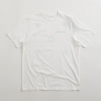 Pop Trading Company Logo T-Shirt - White / Peacock Green thumbnail