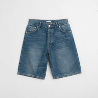 Pop Trading Company Longer DRS Shorts - Washed Denim thumbnail