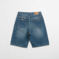 Pop Trading Company Longer DRS Shorts - Washed Denim thumbnail