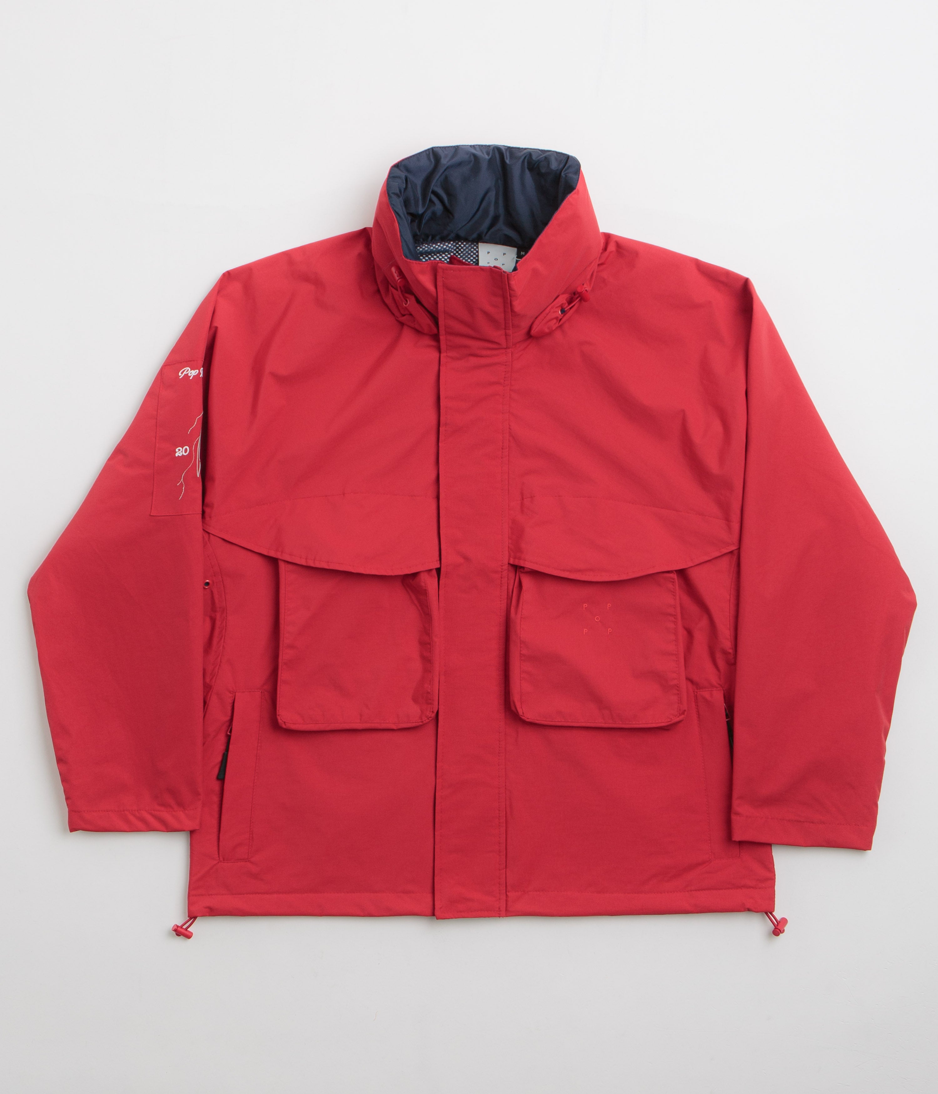 Pop Trading Company Shell Jacket - Charcoal | Flatspot