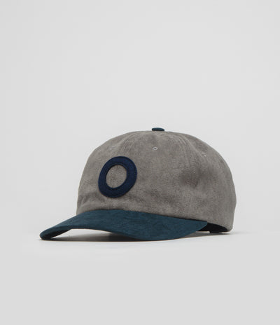 Pop Trading Company O Cap in Grey and Navy
