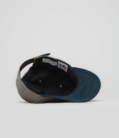 Pop Trading Company O Cap in Grey and Navy